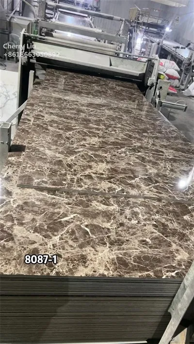 2440 * 1220 * 3mm Panno Fo Stone Waterproof UV Marble Komisyon Konsèy