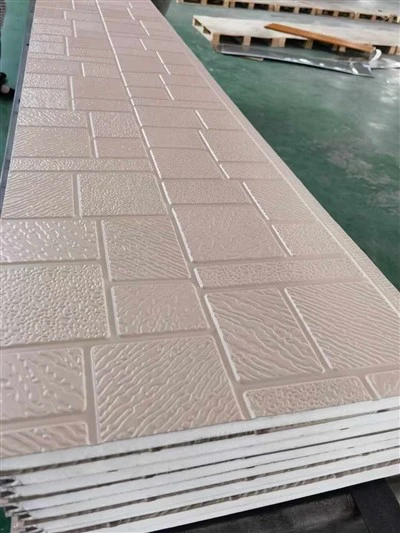 eksteryè PU Metal Cladding Sandwich Panel
